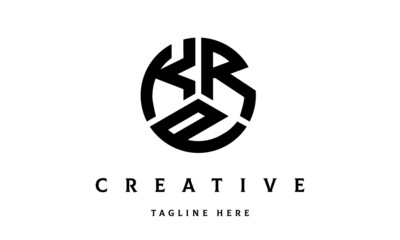 KRP creative circle three letter logo