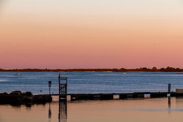 Sunset au ponant à La Grande Motte