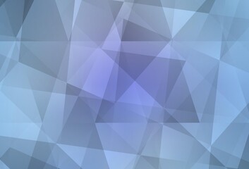 Light Pink, Blue vector gradient triangles template.
