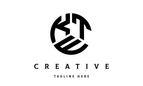 KTE creative circle three letter logo