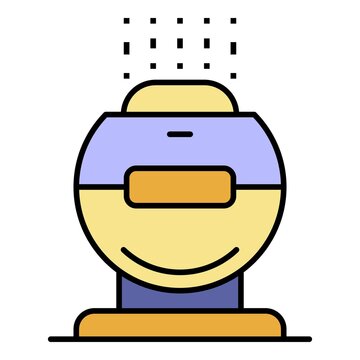 recommend clip art: Summer humidifier icon. Outline summer humidifier vector icon color flat isolated