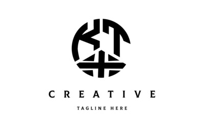 KTX creative circle three letter logo