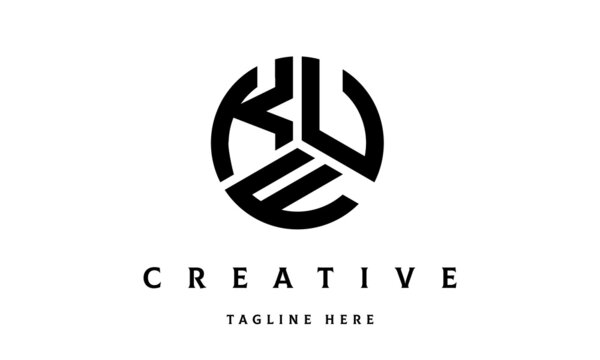 KUF creative circle three letter logo