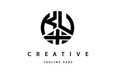 KUX creative circle three letter logo