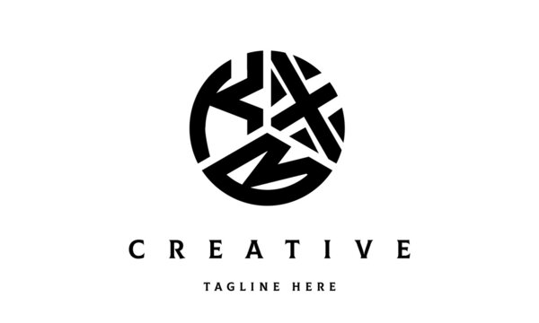 KXB creative circle three letter logo