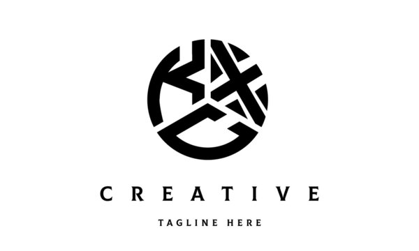 KXC creative circle three letter logo