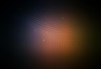 Dark Pink, Yellow vector Blurred decorative design in abstract style with bubbles.