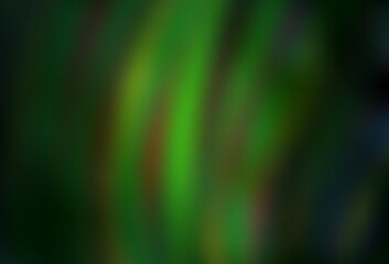 Dark Green vector colorful blur backdrop.