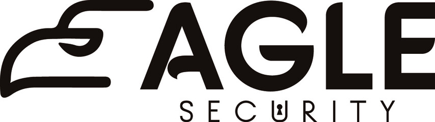 Eagle security logo, unique and professional logo design,  vector template