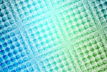 Light Blue, Green vector background with spots.