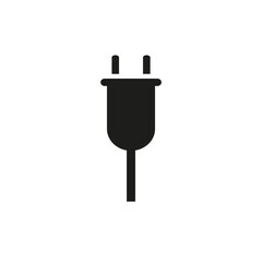 Plug socket icon. Vector graphics
