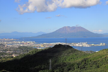 鹿児島市の街並み