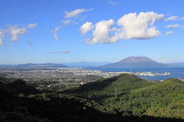 鹿児島市の街並み