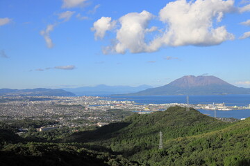 鹿児島市の街並み