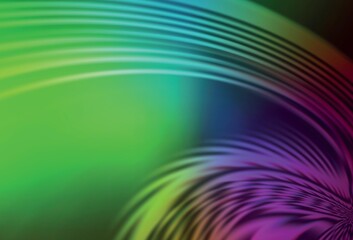 Light Pink, Green vector abstract blurred background.