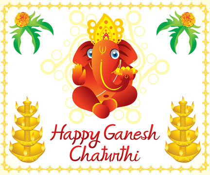 artistic creative ganesha chaturthi