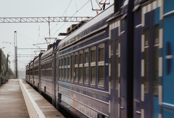 Fototapeta na wymiar train on the station