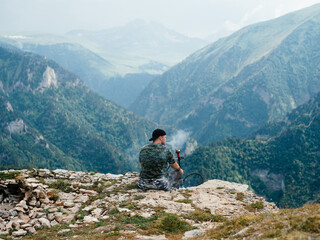 Fototapeta premium nature mountains rest fresh air