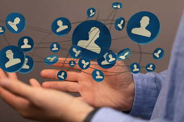 Netzwerken und Unterstützung in der Geschäftswelt.