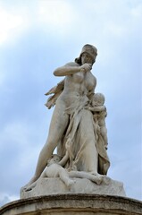 Day view of the Jardin des Tuileries garden, Paris