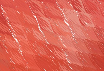 Light Red vector backdrop with curved lines.