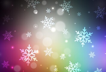 Dark Multicolor vector texture in birthday style.