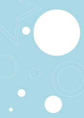 abstract background with different shapes. Minimalistic style vector illustration.