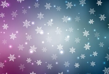 Light Blue, Red vector layout in New Year style.