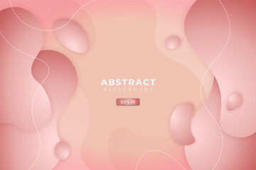 Abstract Background Dynamic 3D Fluid Soft Gradient Pink Pastel Color