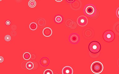 Light Purple vector template with circles.