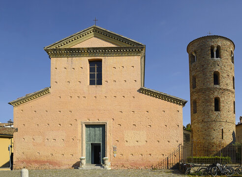 The church of Santa Maria Maggiore is a Catholic place of worship in the city of Ravenna, not far from the Basilica of San Vitale and the Mausoleum of Galla Placidia. Ravenna, Italy