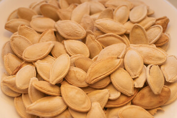 pumpkin seeds dried salted ready to eat