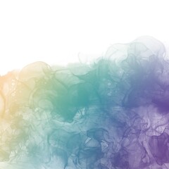 アルコールインクアート背景）虹色のグラデーション　正方形　光　繊細　リラックス　ナチュラル　液体　渦