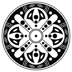 Vector Mandala for coloring book