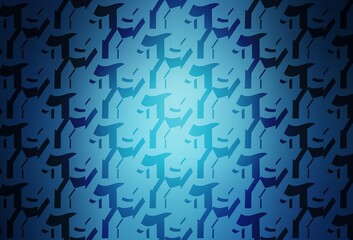 Light BLUE vector backdrop with curved lines.