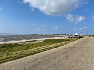 Strand Harlingen bei Ebbe Watt