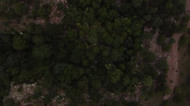 4K Vista a&eacute;rea - Sierra Fr&iacute;a de Aguascalientes, M&eacute;xico.