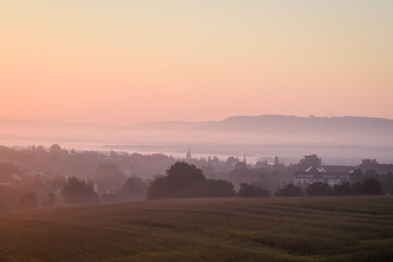 sunrise over the mountains