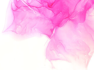 Woman alcohol ink.Gentle background for girl.