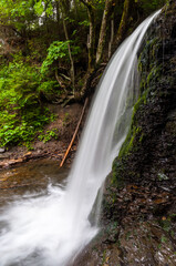 Siklawa Ostrowskich Waterfall in Wetlina, Bieszczady Mountains