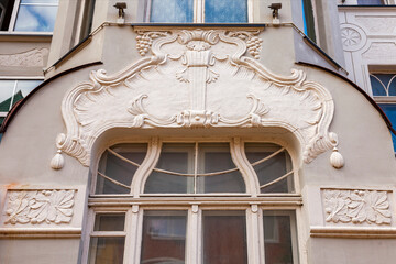 Zelenogradsk, Russia, June 28, 2021. Architectural ensemble of Kurortniy avenue, architectural...