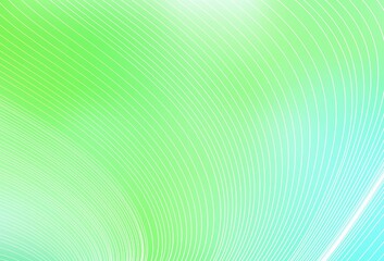 Light Green vector background with stright stripes.