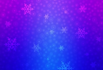 Light Pink, Blue vector template in carnival style.