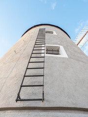 Obraz premium Detail of windmill in Trebic. The natural tannin was milled here