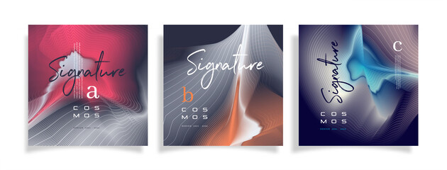 Obraz na płótnie Canvas Cosmos cover page design. Creative liquid color background in concept of brochure, design element, annual report, magazine.