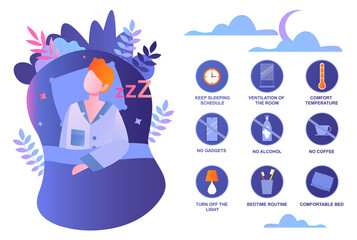 Obraz premium Healthy sleep concept