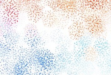 Light Pink, Green vector background with straight lines.