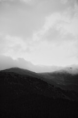 Obraz premium clouds over the mountains