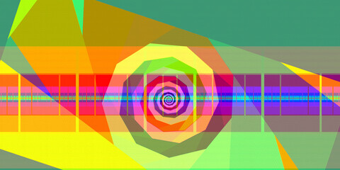 Obraz premium Colorful Abstract Design, Background Image 