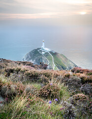 South Stack Lighthouse on the isle on Anglesey, Wales